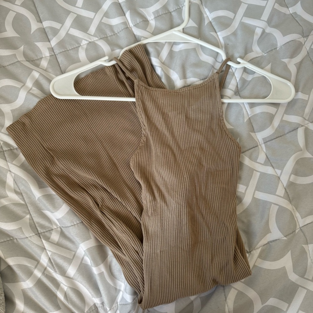 H&M Strappy Open Back Midi Dress